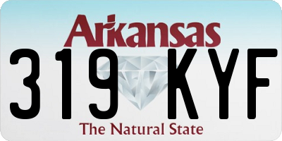 AR license plate 319KYF