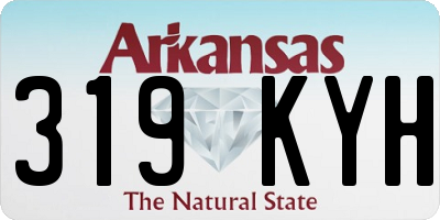 AR license plate 319KYH