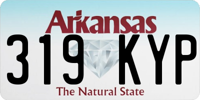 AR license plate 319KYP