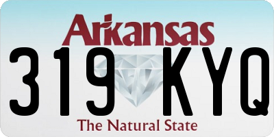AR license plate 319KYQ