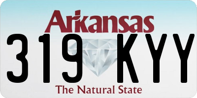 AR license plate 319KYY