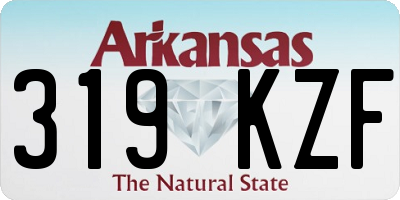AR license plate 319KZF