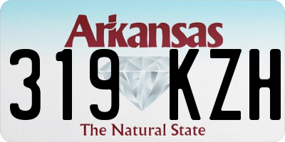 AR license plate 319KZH