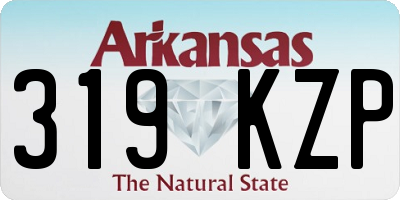AR license plate 319KZP