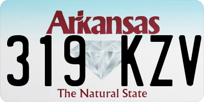 AR license plate 319KZV