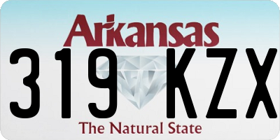 AR license plate 319KZX