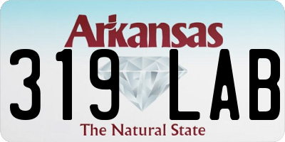 AR license plate 319LAB