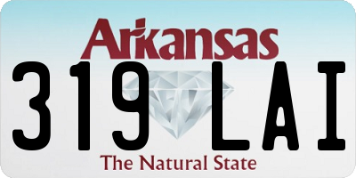 AR license plate 319LAI