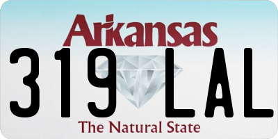 AR license plate 319LAL