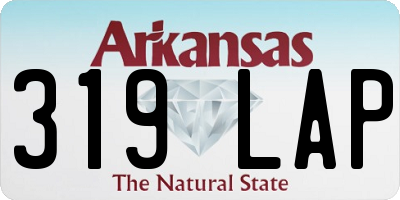 AR license plate 319LAP