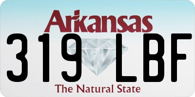 AR license plate 319LBF