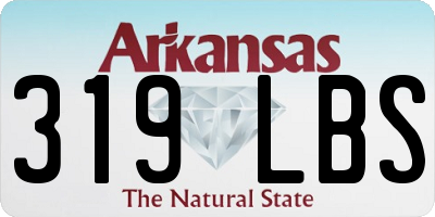 AR license plate 319LBS