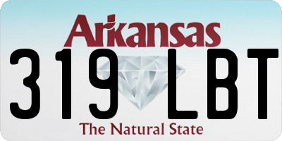 AR license plate 319LBT