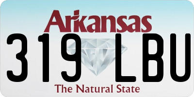 AR license plate 319LBU