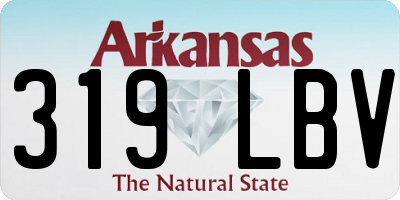 AR license plate 319LBV