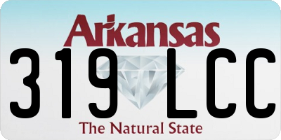 AR license plate 319LCC