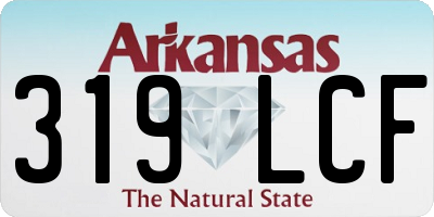 AR license plate 319LCF