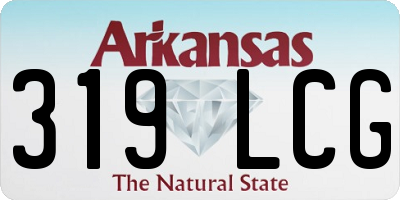 AR license plate 319LCG