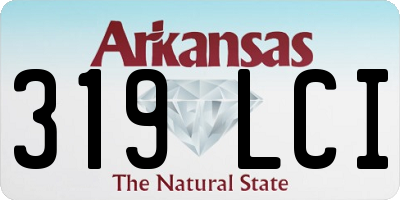 AR license plate 319LCI
