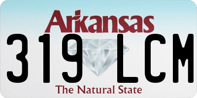 AR license plate 319LCM