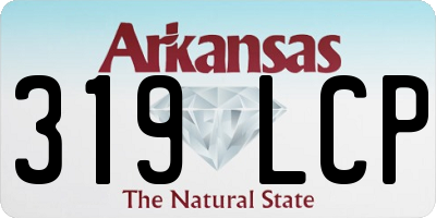 AR license plate 319LCP