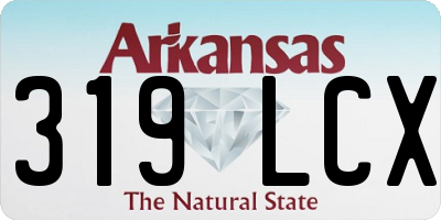 AR license plate 319LCX
