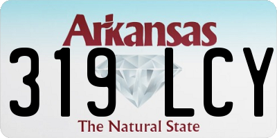 AR license plate 319LCY