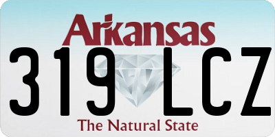 AR license plate 319LCZ