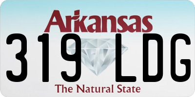 AR license plate 319LDG
