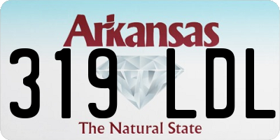 AR license plate 319LDL