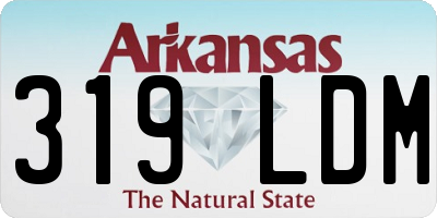AR license plate 319LDM