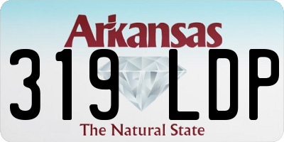 AR license plate 319LDP