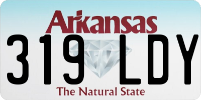 AR license plate 319LDY