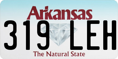 AR license plate 319LEH