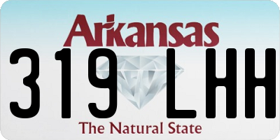 AR license plate 319LHH