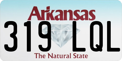 AR license plate 319LQL