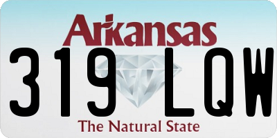 AR license plate 319LQW