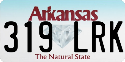 AR license plate 319LRK