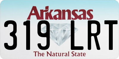 AR license plate 319LRT