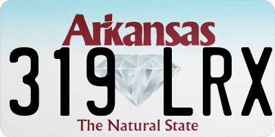AR license plate 319LRX