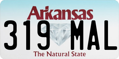 AR license plate 319MAL