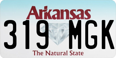 AR license plate 319MGK