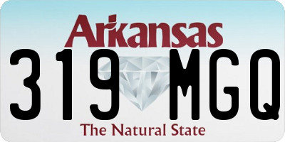 AR license plate 319MGQ