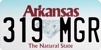 AR license plate 319MGR
