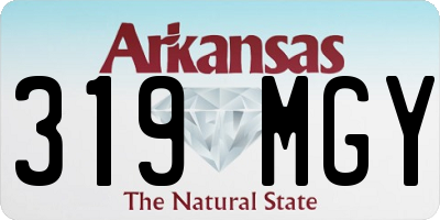 AR license plate 319MGY