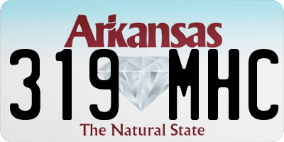 AR license plate 319MHC