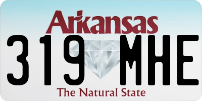 AR license plate 319MHE