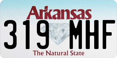 AR license plate 319MHF