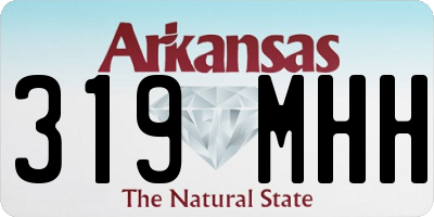 AR license plate 319MHH