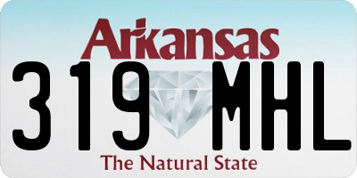 AR license plate 319MHL